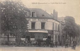 28-DRUEX- CAFE HÔTEL DE LA GARE - Dreux
