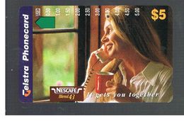 AUSTRALIA -    NESCAFE', WOMAN       - USED  - RIF.10316 - Publicité