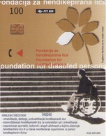 BOSNIA Y HERZEGOVINA. BA-PTT-0038. Disabled Persons. 100U. 2000. (507) - Bosnië