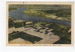 FREDERICTON, New Brunswick, Canada, BEV Experimental Farm, 1946 WB PECO Postcard, RCAF, S/R Ludlow NB - Fredericton