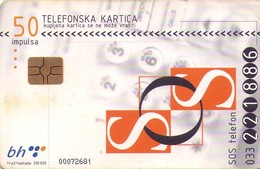 BOSNIA Y HERZEGOVINA. SOS. 50U. 2000-01. (522) - Bosnien