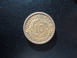 ALLEMAGNE : 10 REICHSPFENNIG  1924 E   KM 40    TTB - 10 Renten- & 10 Reichspfennig