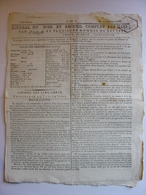 JOURNAL DU SOIR 16 AVRIL 1799 - CONDAMNATION GIBON CHOUAN - FAUX MONNAYEUR - DEMISSION BERNADOTTE MARINE COMBAT FREGATES - Newspapers - Before 1800