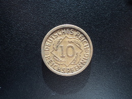 ALLEMAGNE : 10 REICHSPFENNIG  1930 A   KM 40    TTB - 10 Renten- & 10 Reichspfennig