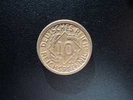 ALLEMAGNE : 10 REICHSPFENNIG  1936 A   KM 40    TTB+ - 10 Reichspfennig
