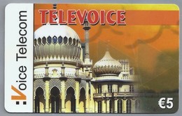 DE.- TELEFONKARTE. Voice Telecom. TELEVOICE. €5. Serie Nummer: 100448008493 - [2] Mobile Phones, Refills And Prepaid Cards