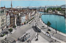 SUISSE,HELVETIA,SWISS,SWITZERLAND,SCWEIZ,SVIZZERA, ZURICH ,ZURI,ZURIGO,IL Y A + 54 ANS,TRAM,TRAMWAY,FOULE - Zürich