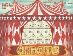 2018-ED. 5208 - EN PLIEGO PREMIUM  Efemérides. 250 Años De Circo (1768-2018) GIRONA CIRCUS WORLD CAPITAL-NUEVO - Feuilles Complètes