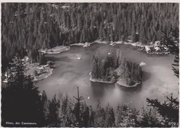 SUISSE,SWITZERLAND,SCHWEIZ,SVIZZERA,HELVETIA,SWISS ,GRISONS,FLEM  ,FLIMS ,caumasee En 1963,vue Aerienne - Flims