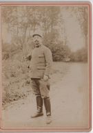 Photo Grand Format Montée Sur Carton/militaire Du 17éme Régt En Tenue De Campagne/Vers 1900-1915   PHOTN364 - Oorlog, Militair