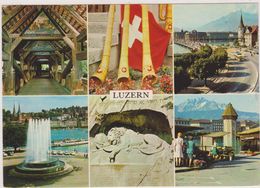 SUISSE,SWITZERLAND,SVIZZERA,HELVETIA,SWISS,SCHWEIZ ,LUCERNE,LUZERN,FONTAINE, MULTIVUE - Lucerne