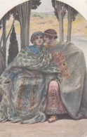 Solomko Artist Signed Image 'Byzantine Idyll' Romance Couple, Fashion, C1900s Vintage Postcard - Solomko, S.