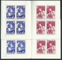 [21a] Variété Carnets : Croix-rouge 1971 Violet Au Lieu De Bleu-violet ** - Carnets
