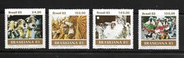 BRESIL 1983 CARNAVAL   YVERT N°1584/87 NEUF MNH** - Carnival