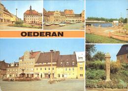 41244212 Oederan Rathaus Stadtbad Platz Der Befreiung Postmeilensaeule Oederan - Oederan