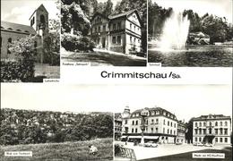 41238231 Crimmitschau Sahnpark Lutherkirche Autos Brunnen Sahnbad Crimmitschau - Crimmitschau