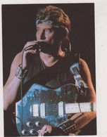 Carte Postale ,johnny Hallyday,tournée Hiver 91,photo Marc Castagnet,50 Ans De Carrière En 2009,roi Du Rock, - Künstler