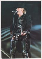 Carte Postale,johnny Hallyday,parc Des Princes,juin 93,photo Marc Castagnet,tenue En Cuir,avec Chapeau,roi Du Rock - Künstler