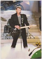 Carte Postale Johnny Hallyday,émission T.V Janvier 92,la Classe,fumigène,orchestre ,jean Philippe Smet ,né Le 15/6/43 - Entertainers