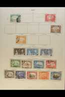 1937-51 USED COLLECTION  All Different Range, Incl. 1937 ½a, 2a, 1r, & 2r Dhows, 1939-48 Complete Defins Set, 1949 UPU S - Aden (1854-1963)