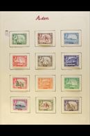 1937-67 FINE MINT COLLECTION  ADEN & ADEN STATES Great Looking Lot, Neatly Arranged On Album Pages, Begins With 1937 Cor - Aden (1854-1963)