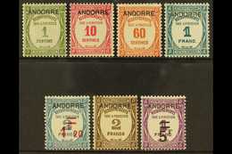 FRENCH  POSTAGE DUE 1931-32 Complete Set, SG FD 32/38 Or Yvert 9/15, Fine Mint, The 60c With Fault, But Mostly Very Fine - Sonstige & Ohne Zuordnung