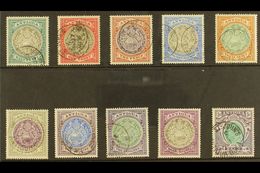 1903-07  CC Watermark Set, SG 31/40, Fine Cds Used (10 Stamps) For More Images, Please Visit Http://www.sandafayre.com/i - Other & Unclassified