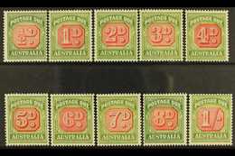 POSTAGE DUE  1946-57 Complete Set, SG D 119/28, Never Hinged Mint (10 Stamps) For More Images, Please Visit Http://www.s - Other & Unclassified