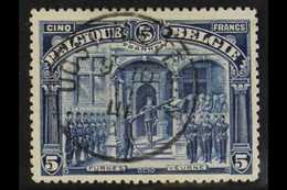 1915  5f Deep Blue 'FRANKEN' Perf 14 (SG 193, COB 147, Michel 127 A), Very Fine Cds Used, Fresh. For More Images, Please - Other & Unclassified