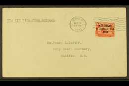 1921 AIRMAIL COVER ( WITH  NO STOP VARIETY)  (26 Nov) Airmail Cover To Halifax, Nova Scotia, Endorsed 'Via Air Mail From - Sonstige & Ohne Zuordnung