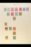 1900-1950 MINT & USED COLLECTION  On Leaves, Inc (all Mint) 1900 ½d (x2) & 1d, 1905 1d & 2½d, 1907 1s, 1907-09 To 6d, 19 - Cayman (Isole)