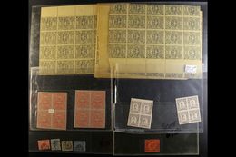 1870-1899 WEIRD GROUP.  Includes 1870 10p Used, Four Stamps With US Transit Cancels, Revenues Timbre Nacional 1889 20c L - Colombia