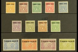 1932  Air "Correo Aereo" Overprints Complete Set, Scott C83/95 (SG 413/25, Michel 305/17), Fine Mint With Usual Disturbe - Kolumbien