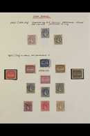 1892-1919 COLLECTION  An Attractive Mint Or Fine Used Range Incl. 1892 1½d On Toned Paper Fine Used, 1893-1900 Perf 12 X - Cook