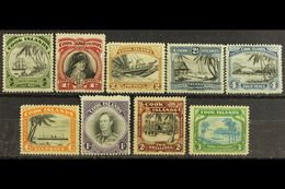 1944-46  Pictorial Set, SG 137/45, Fine Mint (9 Stamps) For More Images, Please Visit Http://www.sandafayre.com/itemdeta - Cookinseln