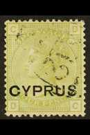 1880  4d Sage Green, Plate 16, Opt'd "CYPRUS", SG 4, Fine Used For More Images, Please Visit Http://www.sandafayre.com/i - Sonstige & Ohne Zuordnung