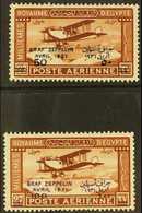 1931  Air "Graf Zeppelin" Overprints Complete Set, SG 185/86, Fine Mint, Fresh. (2 Stamps) For More Images, Please Visit - Other & Unclassified