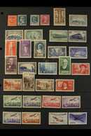 1923-1960 NEVER HINGED MINT COLLECTION  Of Better Items On Stock Pages, Virtually ALL DIFFERENT, Includes 1923-26 Pasteu - Altri & Non Classificati