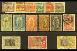 CONGO  1900-04 Pictorial Set, Yv 27/41, Fine Used (15 Stamps) For More Images, Please Visit Http://www.sandafayre.com/it - Other & Unclassified