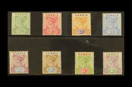 1898-1902  "Tablet" Definitive Set, SG 37/44, Fine Mint (8 Stamps) For More Images, Please Visit Http://www.sandafayre.c - Gambia (...-1964)