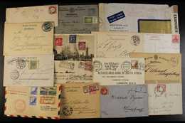 1860's-1940's COVERS & CARDS DISCOVERY.  A Shoebox Filled With Covers, German States (inc Postal Stationery Items), Pict - Other & Unclassified