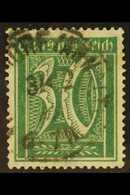 1921-22  30pf Blue-green (Michel 181, SG 180), Fine Used With Fully Dated "Neundorf" Cds Cancel, Expertized Kowollik & I - Other & Unclassified