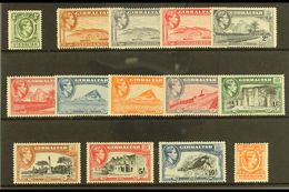 1938-51  Pictorial Definitive Set, SG 121/31, Used, Some Minor Imperfections (14 Stamp) For More Images, Please Visit Ht - Gibraltar