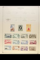 1953-1987 COMPREHENSIVE SUPERB MINT COLLECTION  On Pages, All Different, Virtually COMPLETE For The Period, Inc 1953-59  - Gibraltar