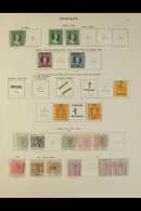 1861-1935 ALL DIFFERENT MINT COLLECTION  Presented On Printed "New Ideal" Album Pages With Many "Better" Values. Include - Grenada (...-1974)