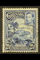 1938  2½d Bright Blue, Geo VI, Variety "perf 12½ X 13½", SG 157a, Very Fine Used. For More Images, Please Visit Http://w - Grenada (...-1974)