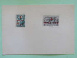 Greece 1941 - 1942 Stamps On Card - Benefit Against Tuberculosis - Lettres & Documents