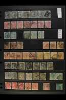 1855-1902 VICTORIA USED HOARD  An Interesting Accumulation Discovered In A Pile Of Numbered Glassine Envelopes. Now Arra - Other & Unclassified