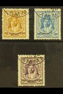 1928  90m - 200m New Constitution Overprint, SG 180/182, Very Fine Used. Scarce High Values.  (3 Stamps) For More Images - Jordanien