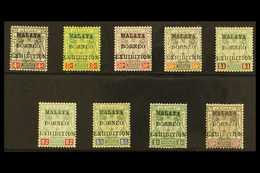 KELANTAN  1922 Malaya Borneo Exhibition Set Complete, SG 30/8, Fine To Very Fine Mint. (9 Stamps) For More Images, Pleas - Altri & Non Classificati